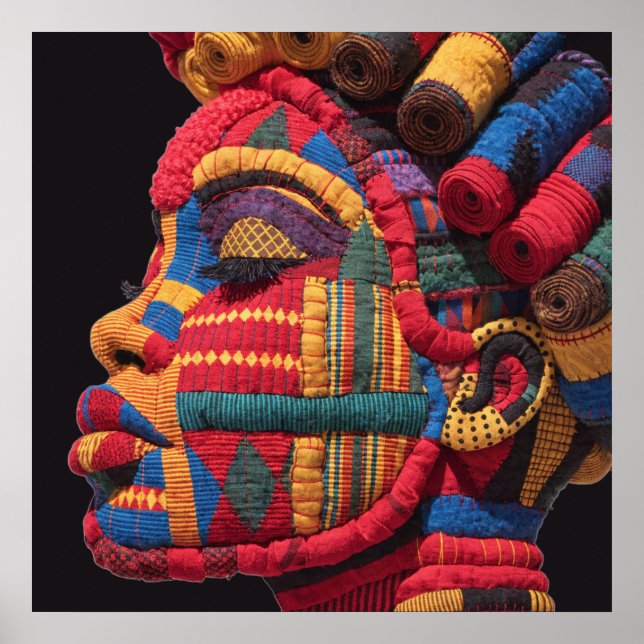 Affiche célébrant les femmes noires colorées (Devant)