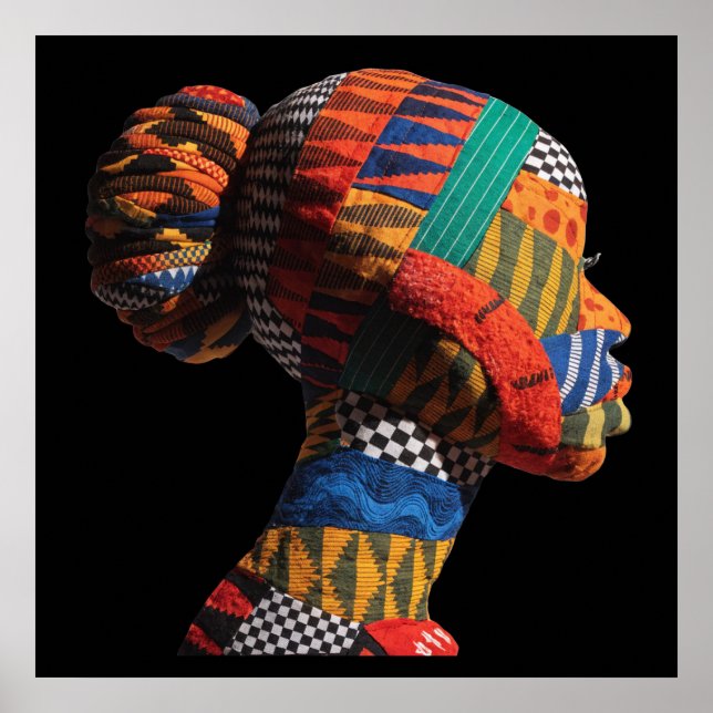 Affiche célébrant les femmes noires colorées (Devant)