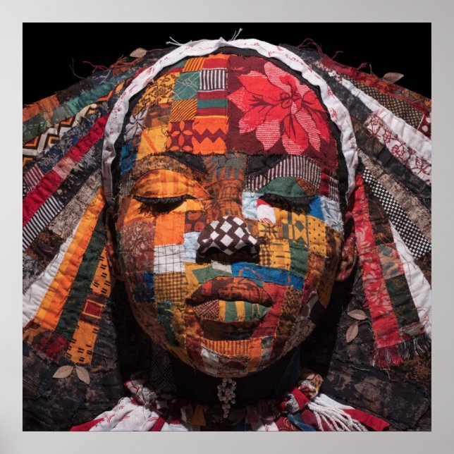 Affiche célébrant les femmes noires colorées (Devant)