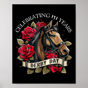 Affiche Célébration de 151 ans Ky Derby Day Hommes Femmes