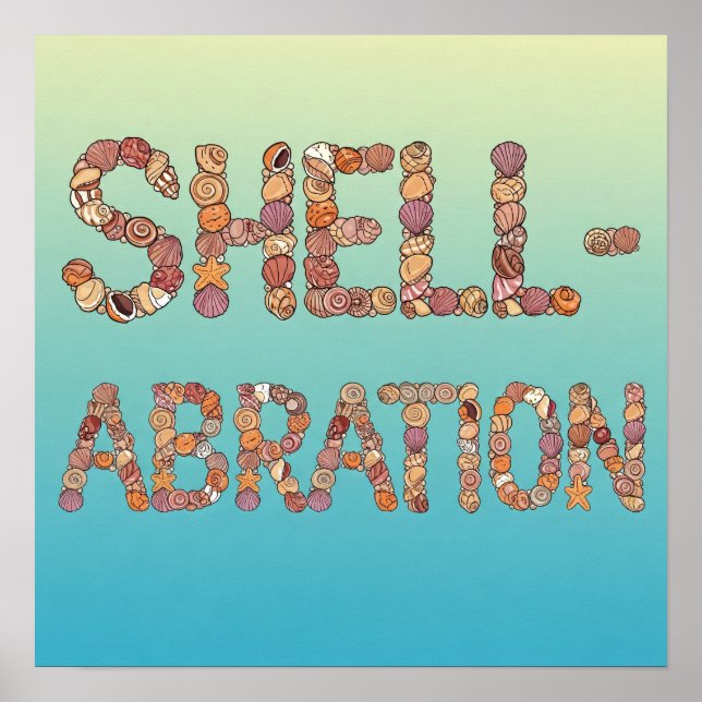 Affiche Célébration de coquillages (Devant)