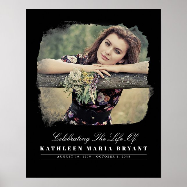 Affiche Célébration de la vie avec cérémonie funéraire pho (Devant)