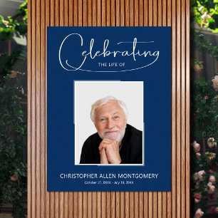 Affiche Célébration De La Vie Funéraire Photo