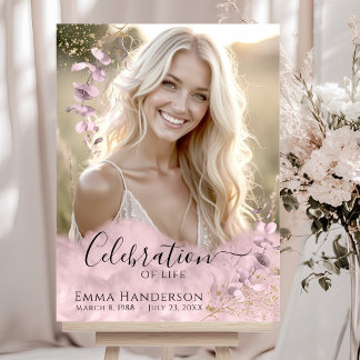 Affiche Célébration de la vie sur mesure - Photo Symbole f