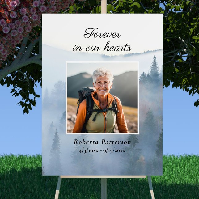 Affiche Célébration de la vie Vos photos Télécharger Funér (Créateur téléchargé)