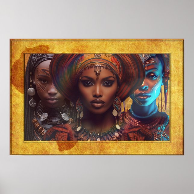 Affiche Célébration de l'Afrique mère (Devant)