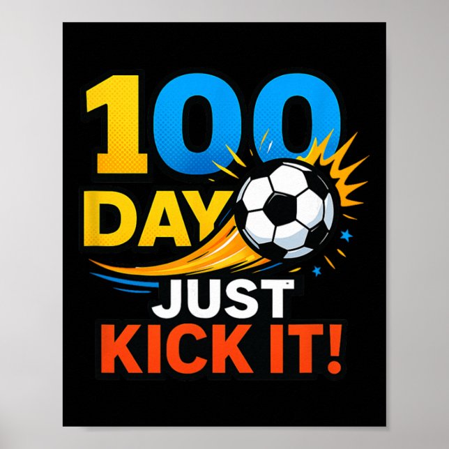 Affiche Célébration de l'explosion de football Just Kick I (Devant)