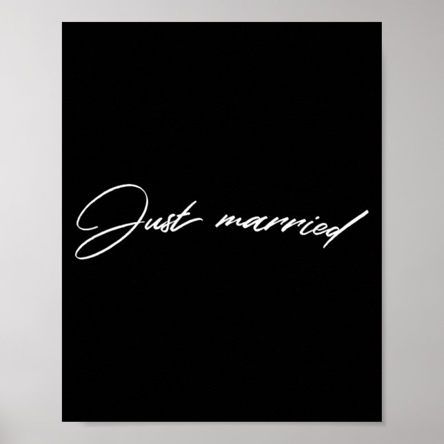 Affiche Célébration de mariage de jeunes mariés (Devant)