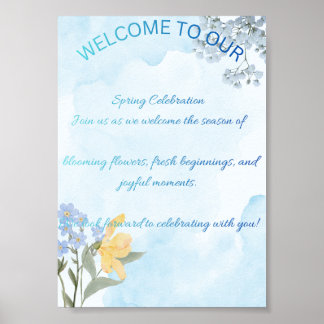 Affiche Célébration de printemps