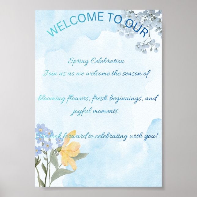 Affiche Célébration de printemps (Devant)