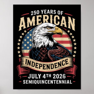 Affiche Célébration du 250e anniversaire de l'Amérique 250