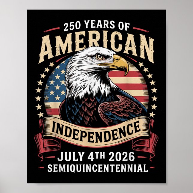 Affiche Célébration du 250e anniversaire de l'Amérique 250 (Devant)