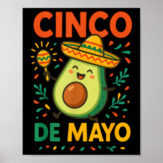 Affiche Célébration du Cinco De Mayo Fiesta Party de Cute 