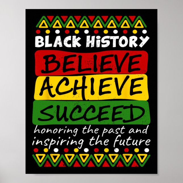 Affiche Célébration du Mois de l'Histoire des Noirs Hérita (Devant)