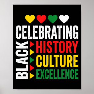 Affiche Célébration du mois de l'histoire des Noirs hommes