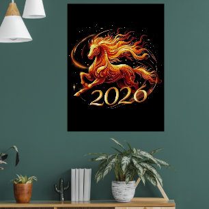 Affiche Célébrations de l'Année chinoise du Cheval 2026