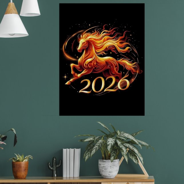 Affiche Célébrations de l'Année chinoise du Cheval 2026 (Salon 1)