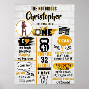 Affiche Célèbre Premier Jalons Hip Hop 1er Anniversaire Ph