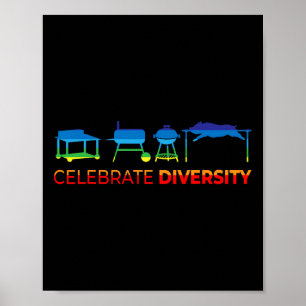 Affiche Célébrer la diversité - BBQ