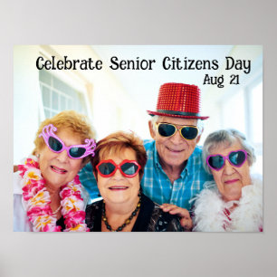 Affiche Célébrer la Journée des seniors