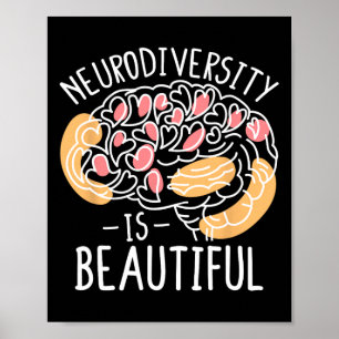 Affiche Célébrer la neurodiversité est magnifique