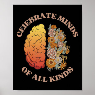Affiche Célébrer les esprits de toutes sortes Neurodiversi