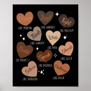 Affiche Célébrer l'histoire des Noirs avec Hea, leader ins