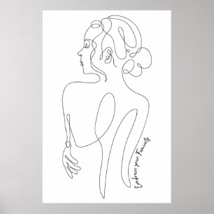 Affiche Célébrez la femme en vous - Embrassez votre fémini