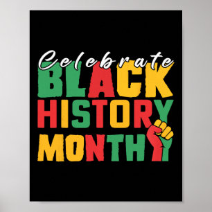 Affiche Célébrez le Mois de l'histoire des Noirs pour homm