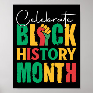 Affiche Célébrez le Mois de l'histoire des Noirs pour homm