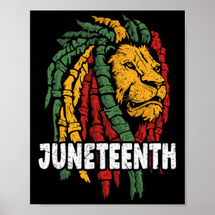 Affiche Célébrons le 11° lion de la liberté afro-américain