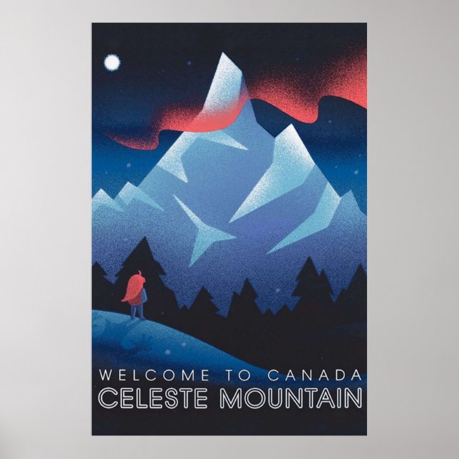 Affiche Celeste Game Mountain (Devant)