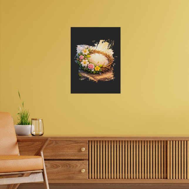 Affiche Celestial Blooming Crown of Thorns 3D Papercut (Salon 2)