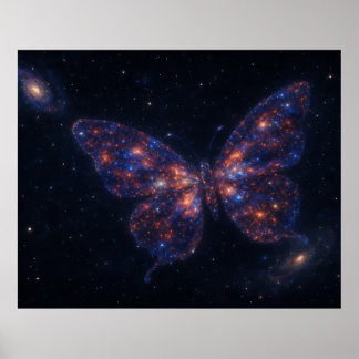 Affiche Celestial Butterfly Galaxy