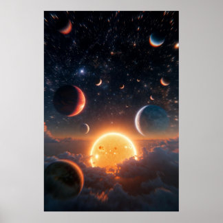 Affiche Celestial Dawn Above the Cloud Sea
