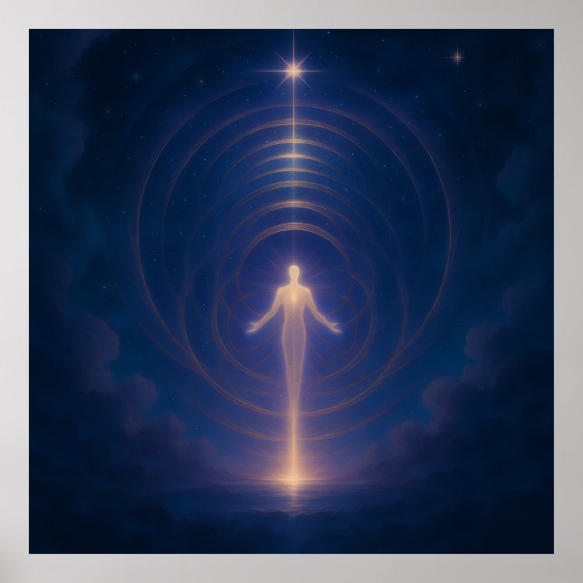 Affiche Celestial Energy Awakening Wall Art (Devant)