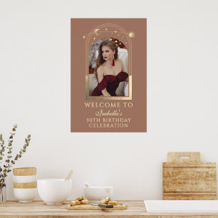 Affiche Celestial Mocha Gold 30e anniversaire Bienvenue