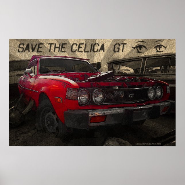 Affiche Celica GT (Devant)