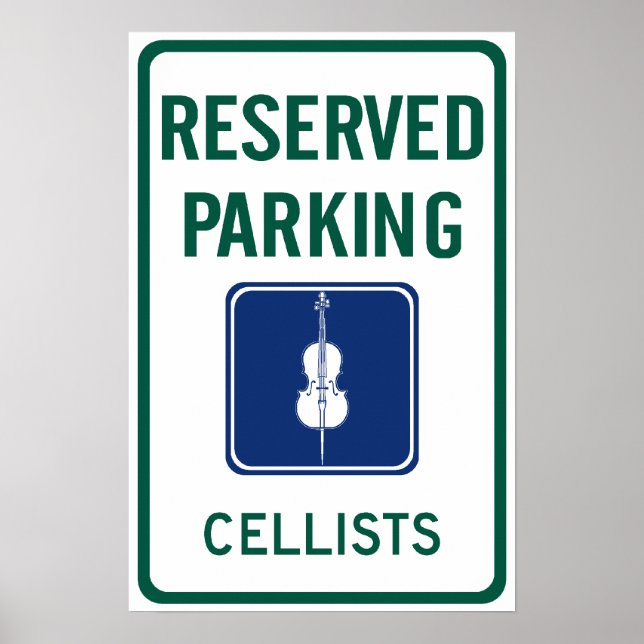 Affiche Cellists Parking (Devant)