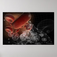 Cellules rouges dans le filaire