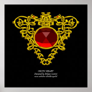 AFFICHE CELTIC HEART