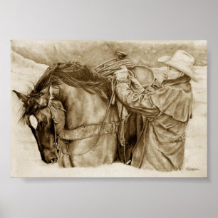 Affiche Celui pour le travail CANVAS IMPRIMER