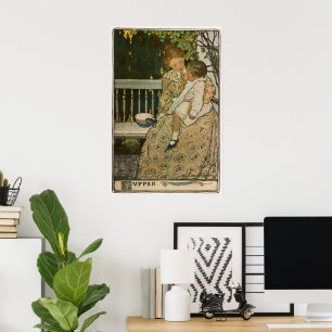 Affiche Cène de Jessie Willcox Smith