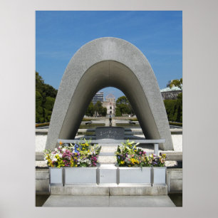 Affiche Cénotaphe commémoratif d'Hiroshima