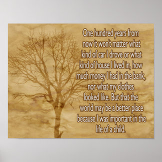 Affiche Cent ans à venir ***