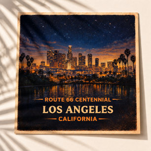 Affiche Centenaire de Los Angeles Californie