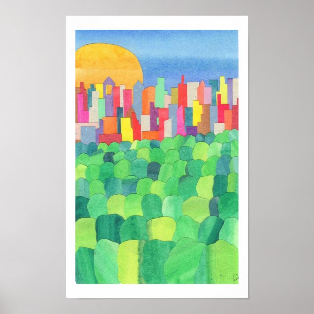 Affiche Central Park depuis le toit du Met (Devant)