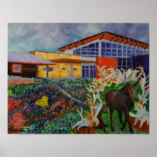 Affiche Centre culturel Morris Thompson, Fairbanks Alaska