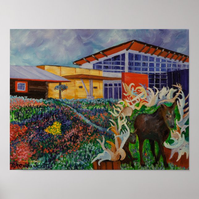 Affiche Centre culturel Morris Thompson, Fairbanks Alaska (Devant)