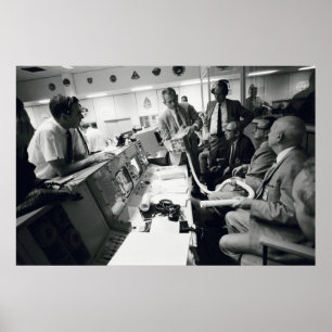 Affiche Centre de contrôle de mission Apollo 13